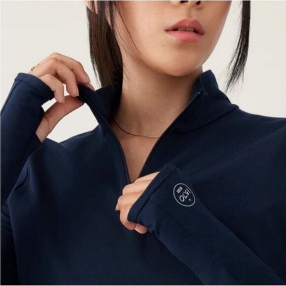 New Allbirds Women’s Natural Run Mid Layer in True Navy Size L - Picture 2 of 12